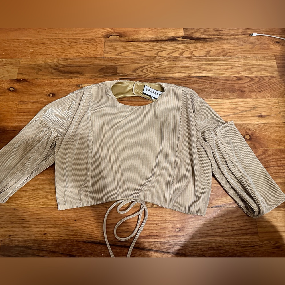 Gold BBX Brand Pant and Crop Set